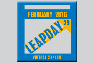 Illustration for article titled Do You Like To Run Or Walk But Not Often? Then the Leap Day Virtual 5k/10k Might Be Just the Thing For You.